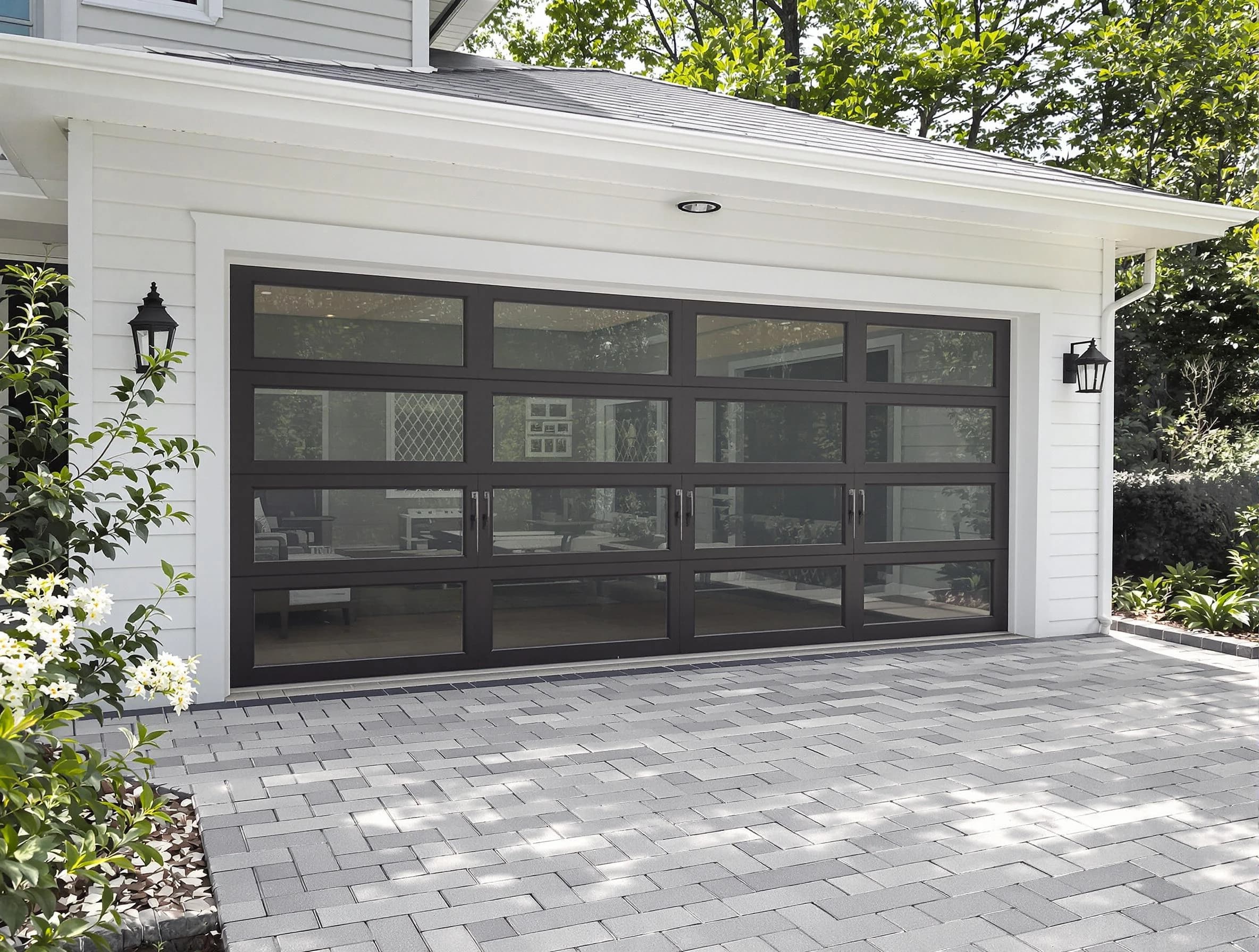 Warr Acres Garage Door Repair design specialist presenting custom garage door options to Warr Acres homeowner