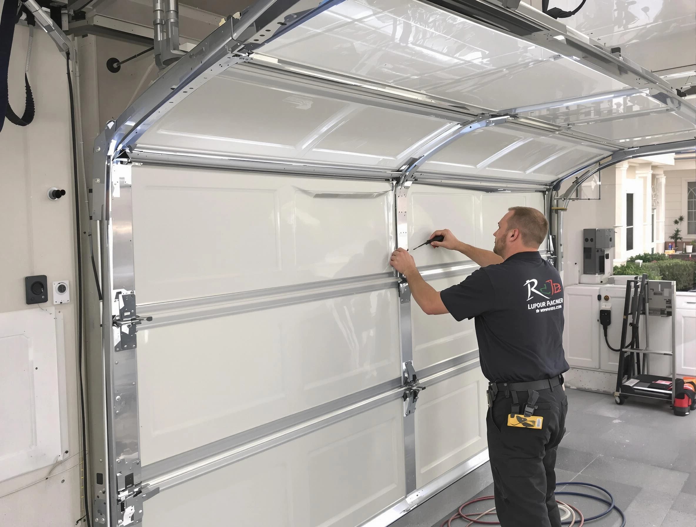 Warr Acres Garage Door Repair professional performing panel repair in Warr Acres