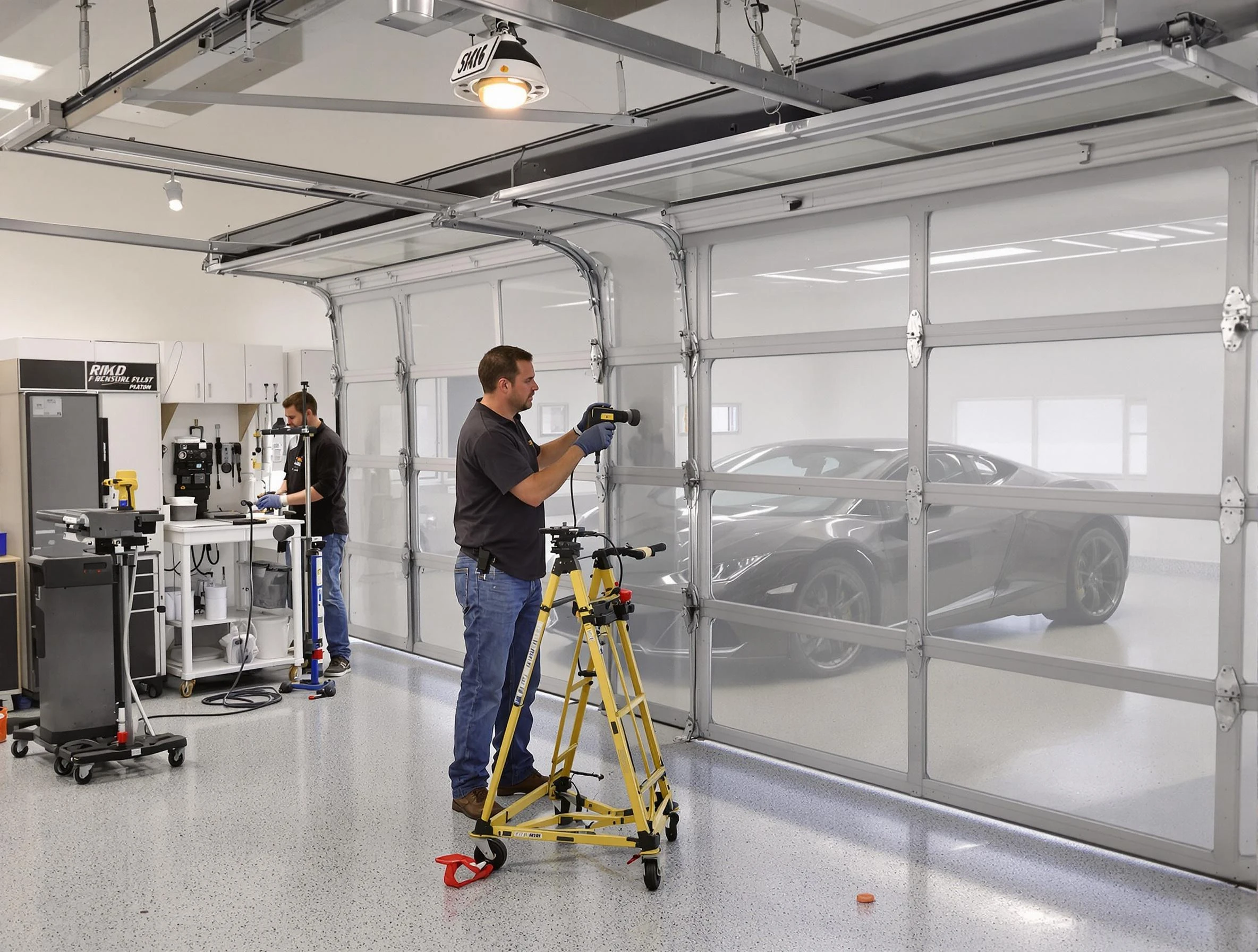 Garage Door Dents Repair in Warr Acres