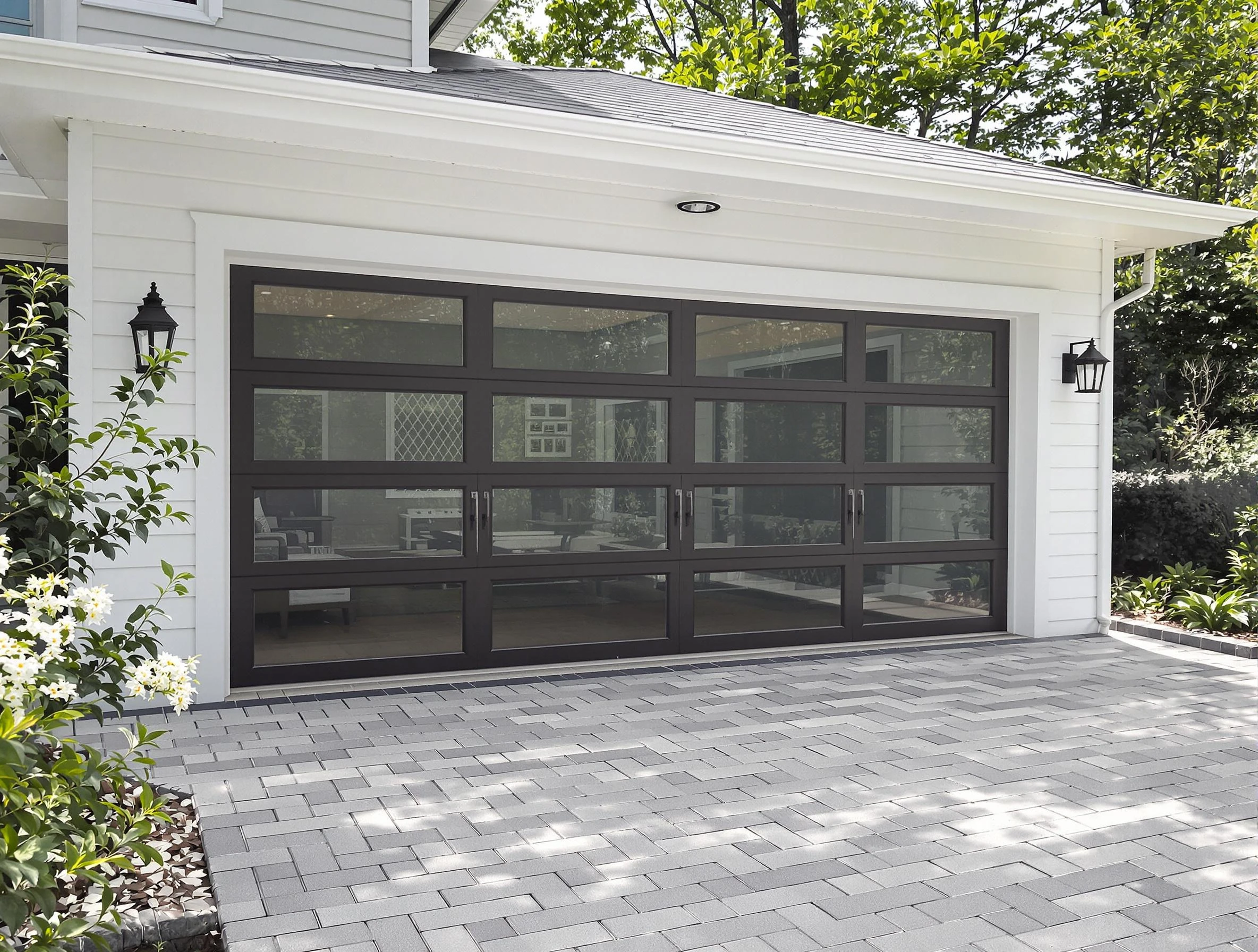 Warr Acres Garage Door Repair design specialist presenting custom garage door options to Warr Acres homeowner